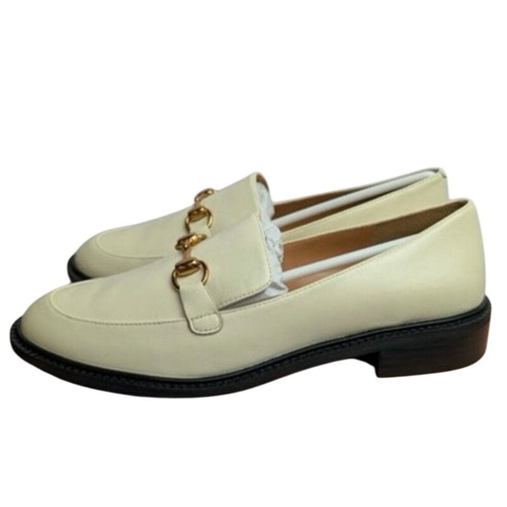 LISA VICKY Zany-V in Natural Sheep Napa Leather, Size US Womens 11, New in Box